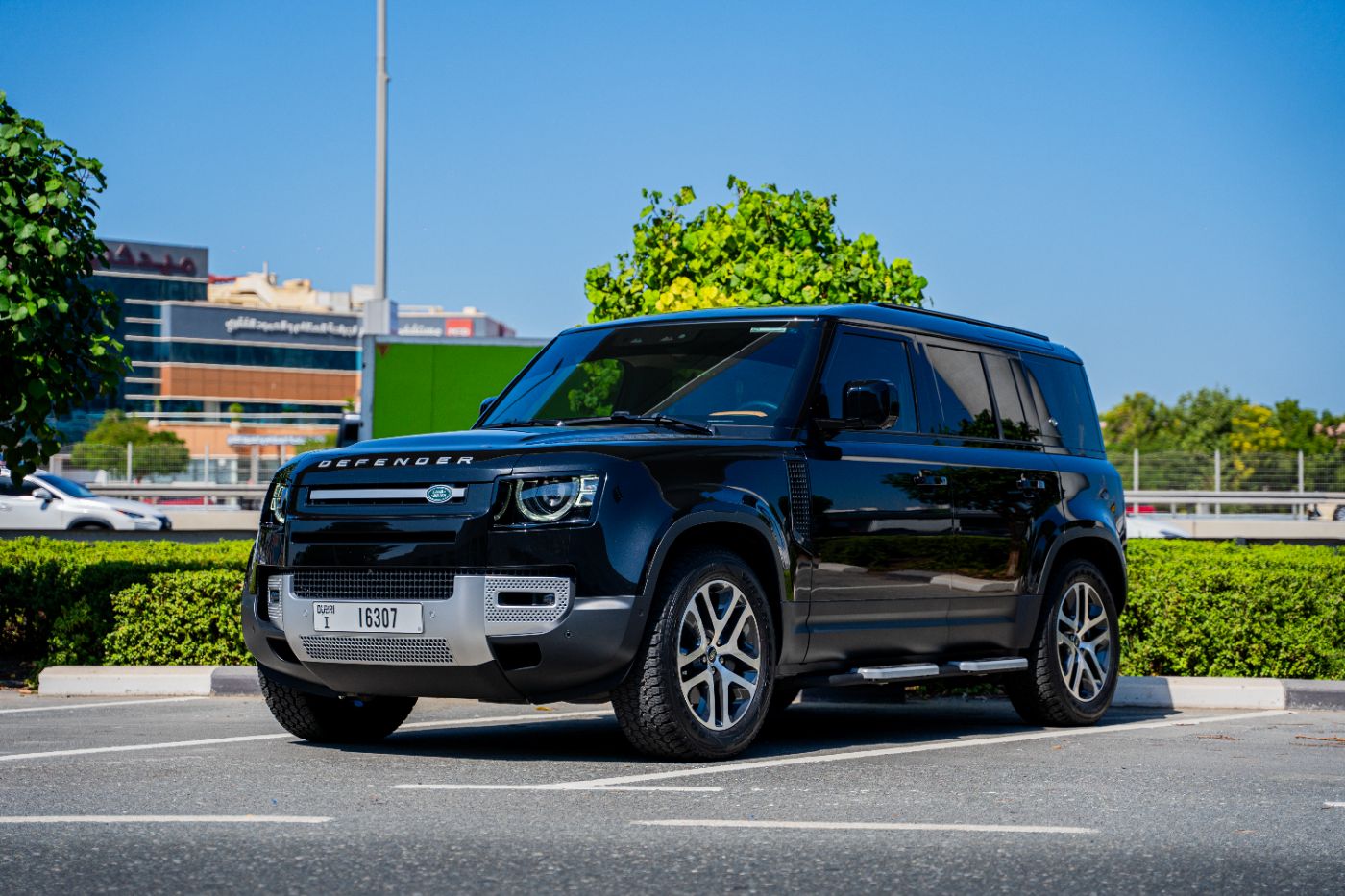 Land Rover Defender 110 HSE V6 P400 luxury car rental in Dubai